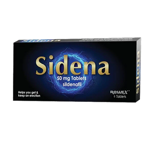 Sidena 50mg Sildenafil Tablets 8 Pack