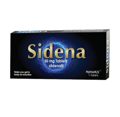 Sidena 50mg Sildenafil Tablets 8 Pack